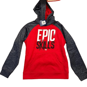 Champion Red and Black 'Epic Skills' Hoodie